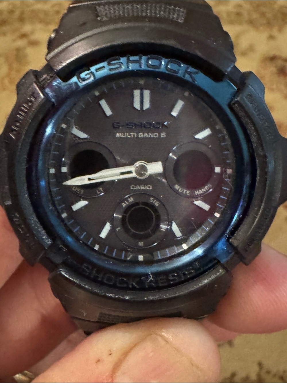 Casio G-Shock Black Digital-Analog Multi-Band 6 Watch